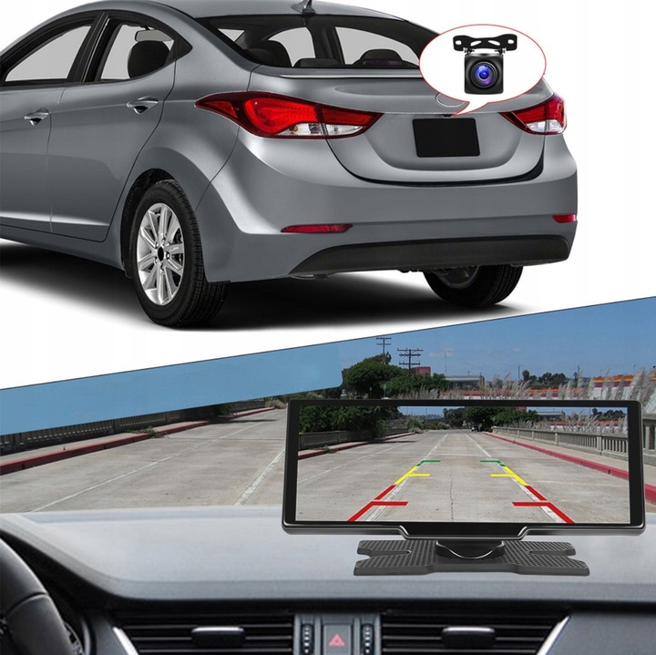 RADIO STACJA MULTIMEDIALNA MONITOR ANDROID AUTO APPLE CARPLAY 2 KAMERY