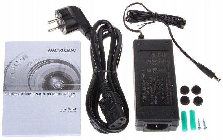SWITCH HIKVISION DS-3E0310P-E/M 10 PORTÓW NIEBIESKI