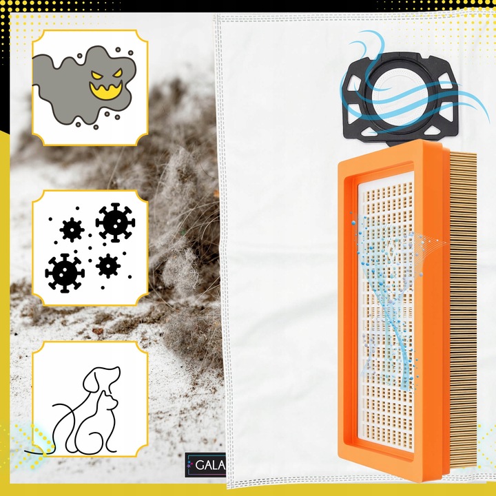 10x Worki do odkurzacza KARCHER WD4 WD5 WD6 MV4 MV5 MV6 SE 5.1000 +