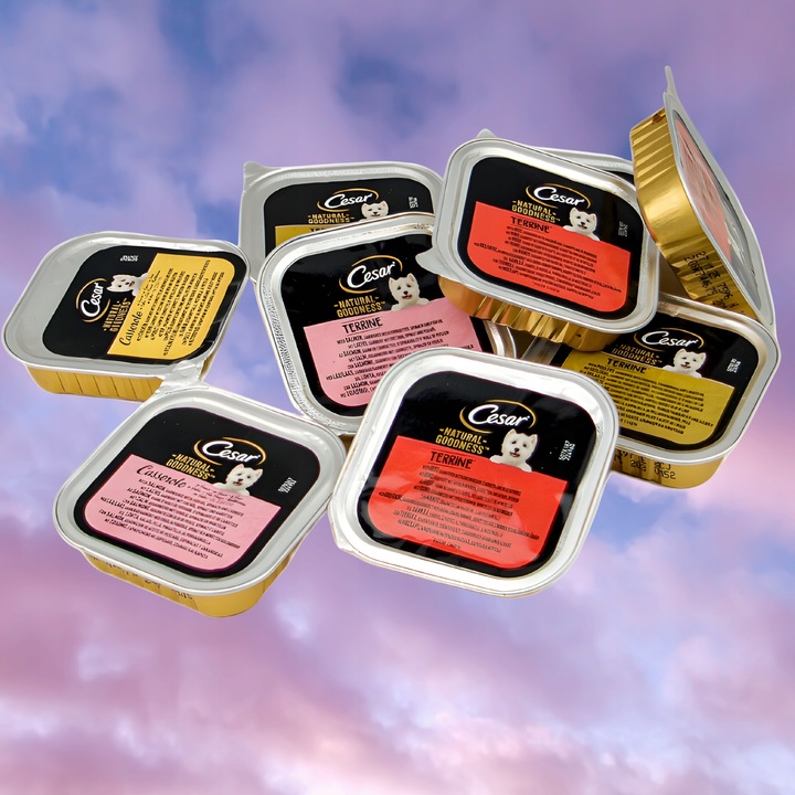 Karma Mokra dla Psa Cesar Natural Goodness mix smaków 34 szt x 100g