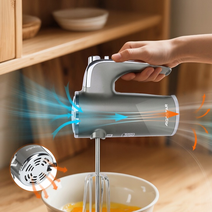 Mikser Ręczny Kuchenny AIGOSTAR Adela 5 Prędkości 400W