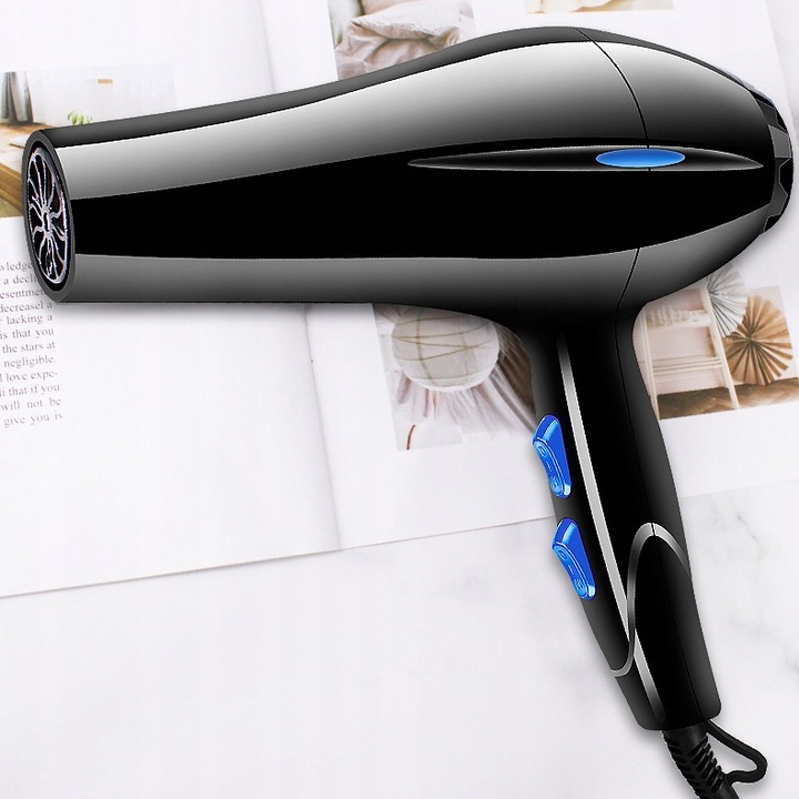 SUSZARKA DO WŁOSÓW z dyfuzorem jonizacja 2200W koncentrator zimny nawiew