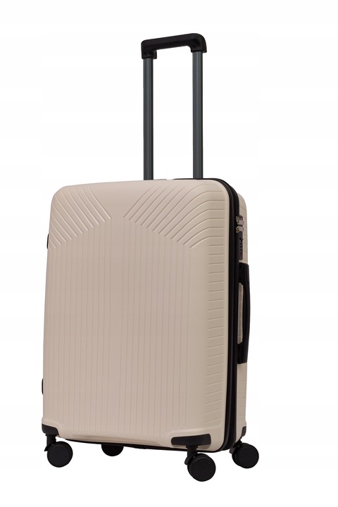 Wytrzymała Walizka Rozmiar Średni 65L Polipropylen 4 Koła Bagaż