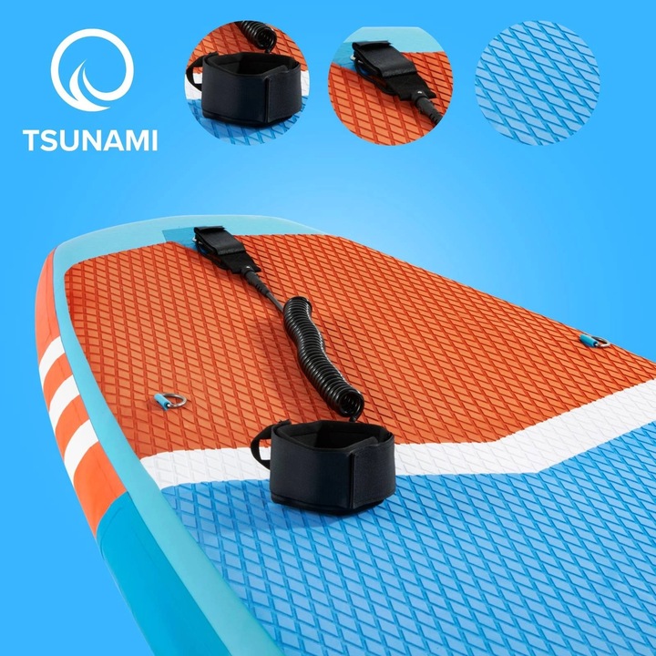 DESKA SUP TSUNAMI POMPOWANA PADDLE BOARD WIOSŁO KAJAK DO PŁYWANIA 320CM