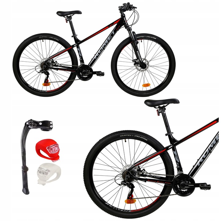 ROWER MTB GÓRSKI 29 ROMET RAMBLER R9.0 SHIMANO OŚWIETLENIE I STOPKA GRATIS