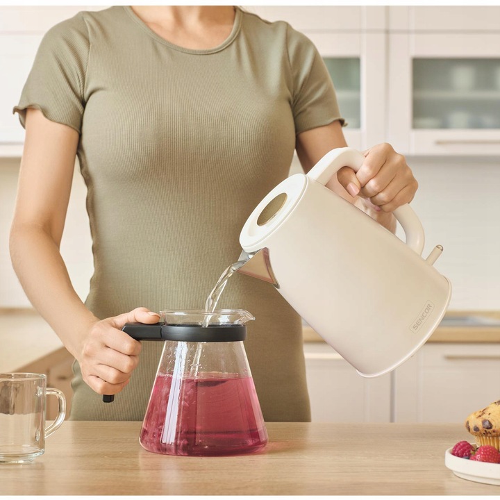 CZAJNIK ELEKTRYCZNY BEZPRZEWODOWY 1,7 L SENCOR 2200 W Z FILTREM