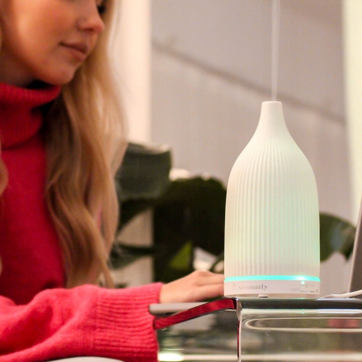 Aromatly Dyfuzor Zapachowy Ceramiczny Aromaterapia Lampka Nocna |