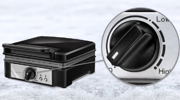 Gofrownica MPM BGO-02 1400 W czarny 2 gofry