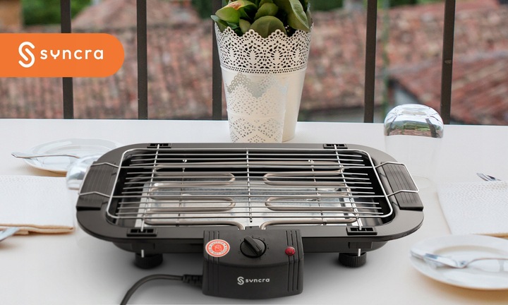 GRILL ELEKTRYCZNY 2000W STOŁOWY DOMOWY OGRODOWY STOJĄCY DUŻY Z RUSZTEM