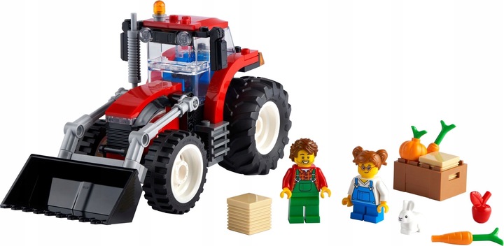 LEGO FARMA 60287 - TRAKTOR Z RUCHOMĄ ŁYŻKĄ CIĄGNIK