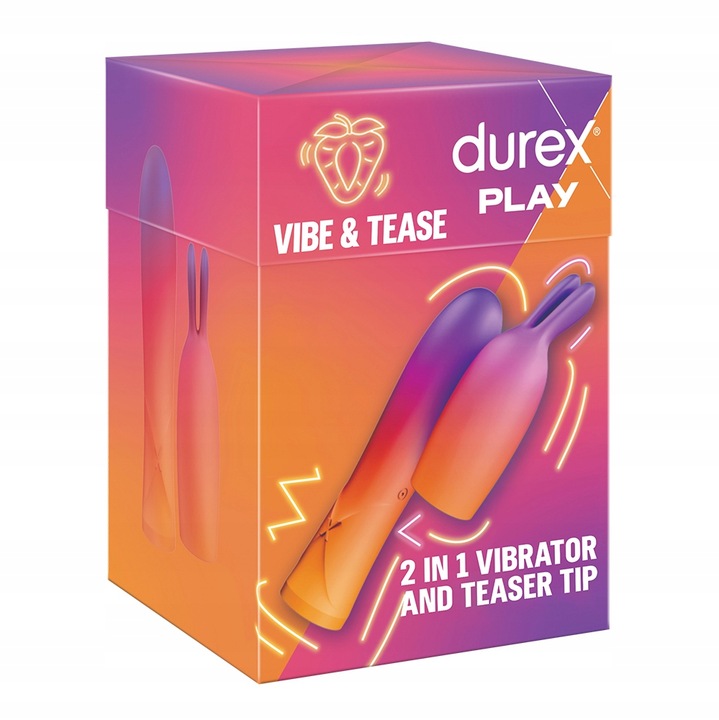 Durex Play 2w1 wibrator damski ze stymulującą końcówką ładowany przez USB
