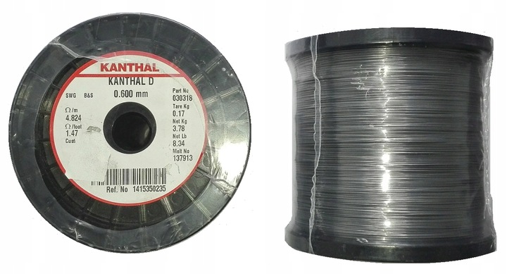 Drut oporowy Kanthal D 0,7 - 30 mb do styropianu - oryginalny szwedzki