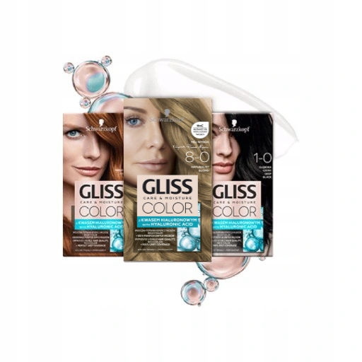 Gliss Color Farba Włosów 8-1 Chłodny Średni Blond