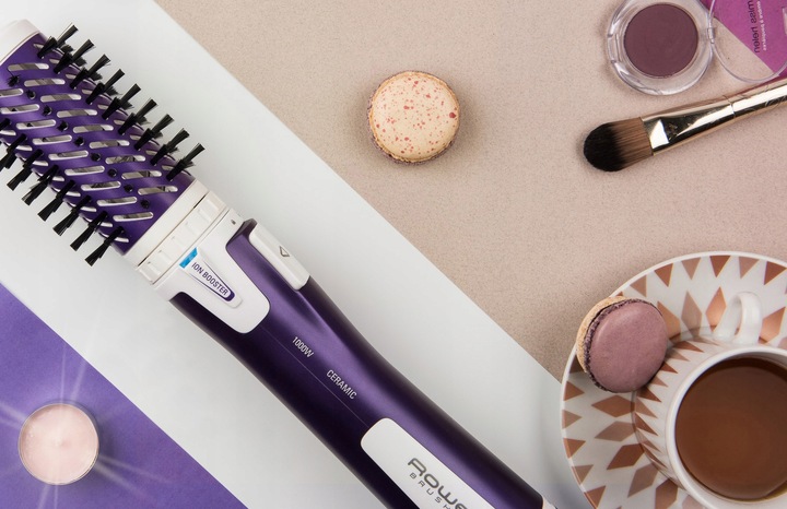 Lokówko-suszarka obrotowa 2w1 ROWENTA BRUSH ACTIV CF9530 nasadki 1000W