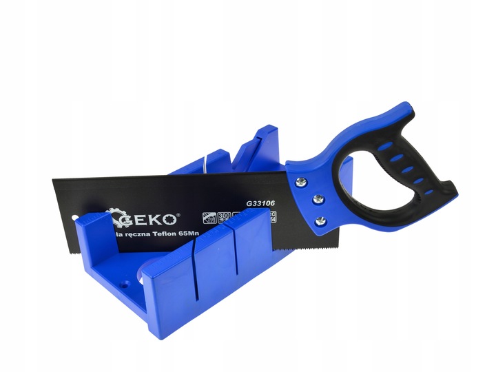 PIŁA RĘCZNA DREWNA Z KORYTKIEM UCIOSOWA SKRZYNKA