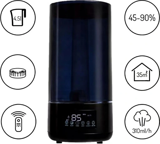 NAWILŻACZ POWIETRZA 25W 4,5L DYFUZOR PILOT