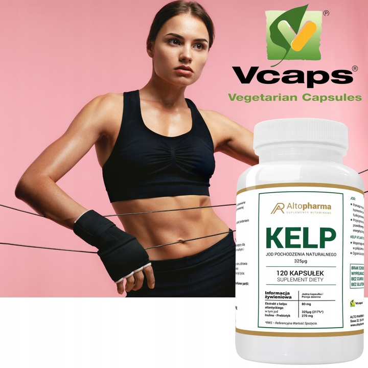 KELP JOD NATURALNY 325mcg +PREBIOTYK WEGE 120 KAPS