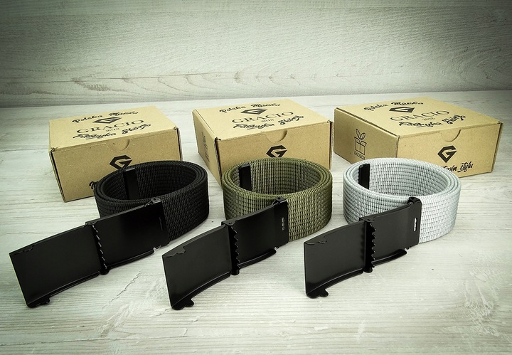 zestaw MESKI PASKÓW PARCIANYCH Gracio 3KOLORY