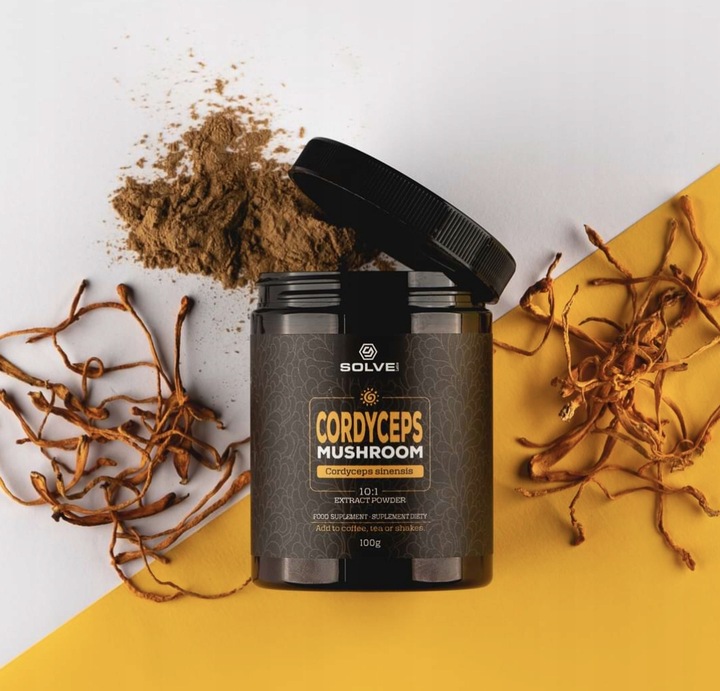 SOLVE LABS Cordyceps Maczużnik Chiński 10:1 proszek 100g