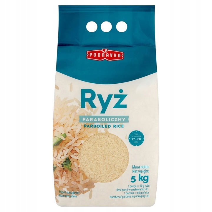 Ryż Parboiled Podravka Ryż paraboliczny 5 kg