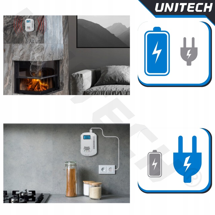 CERTYFIKOWANY CZUJNIK CZADU GAZU TLENKU WĘGLA PPM WYKRYWA CO ALARM