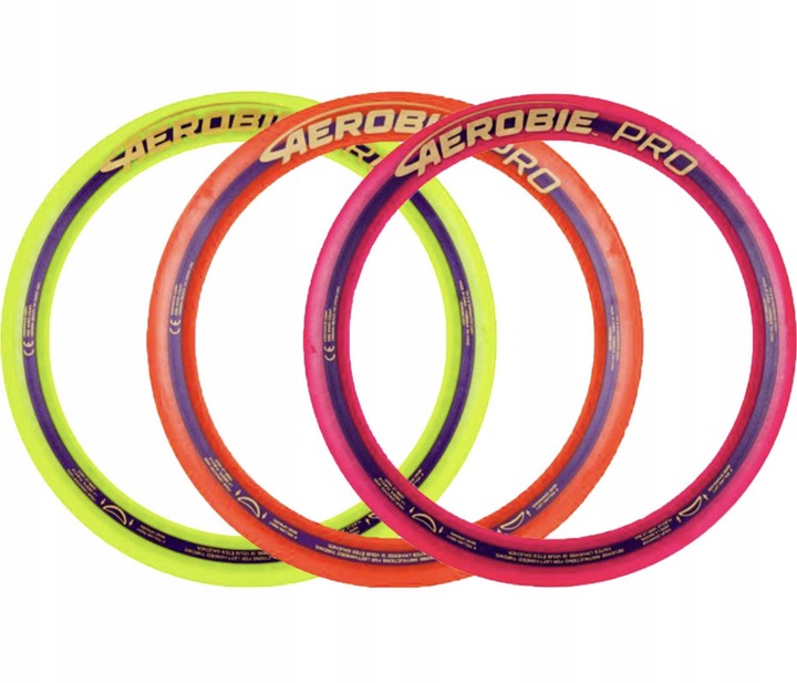 OBRĘCZ DO RZUCANIA AEROBIE PRO FRISBEE ŻÓŁTE
