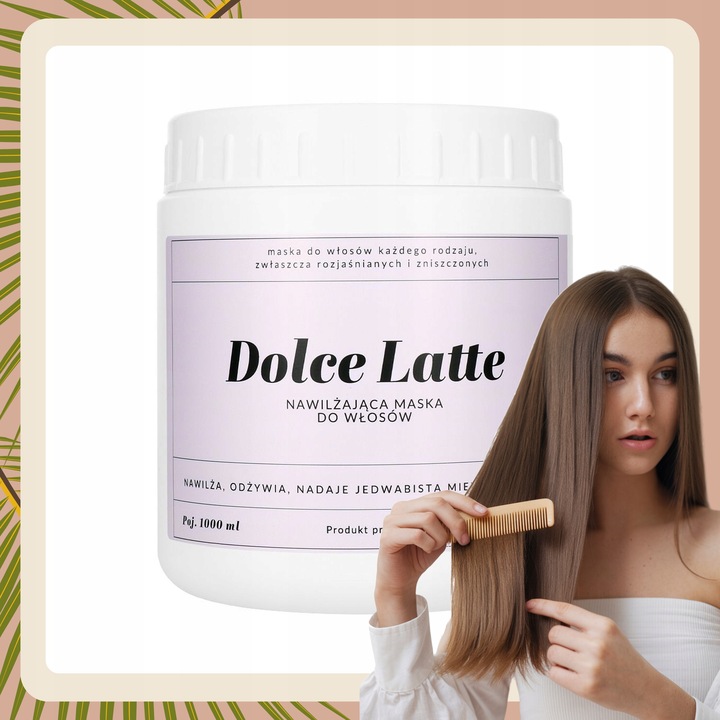 Maska do Włosów po Rozjaśnieniu Koloryzacji Proteinowa DOLCE LATTE 1000ML