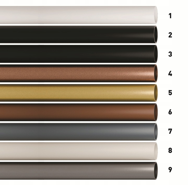 DRĄŻEK NA UBRANIA DO SZAFY 2X UCHWYTY DO GARDEROBY Fi 25MM 100 cm