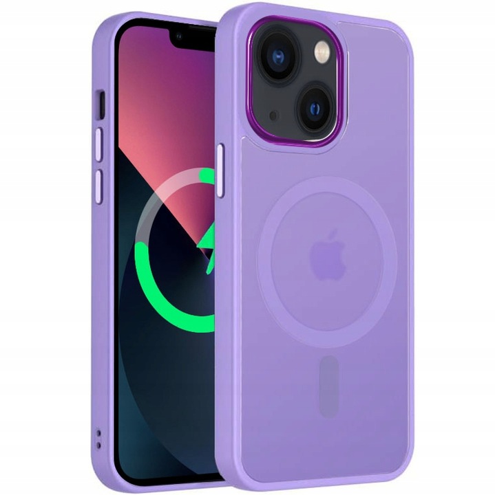 Etui Do iPhone 13 +Szkło 9H WZMACNIANE 360° Matt Case Do Magsafe