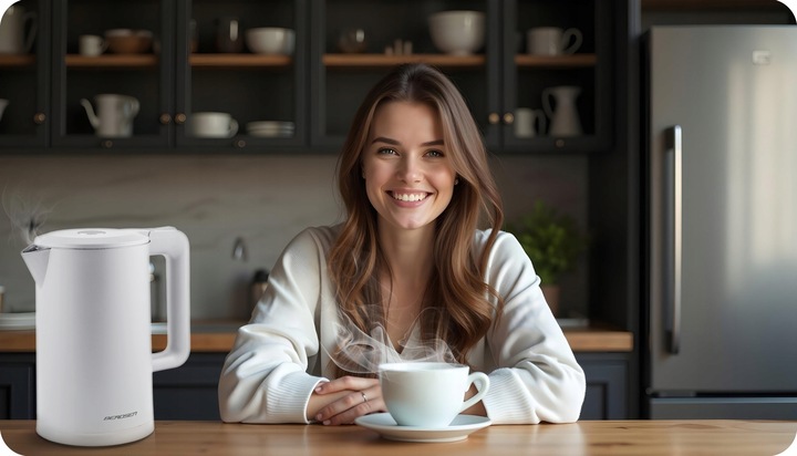 CZAJNIK ELEKTRYCZNY BEZPRZEWODOWY MODNY 1,7L BERDSEN