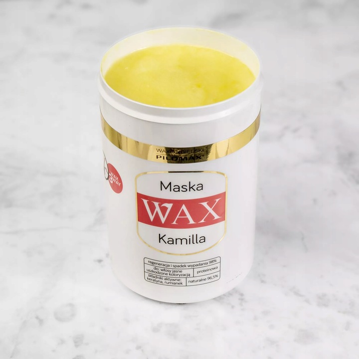 MASKA WYGŁADZAJĄCA I NAWILŻAJĄCA DO WŁOSÓW FARBOWANYCH JASNYCH WAX KAMILLA