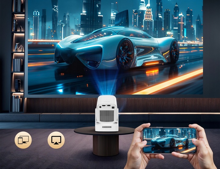 Projektor MAGCUBIC HY310 4K 1080P Android AF WiFi Bluetooth Głośnik NOWOŚĆ