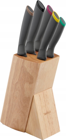 Noże w bloku TEFAL Fresh Kitchen 6el stal