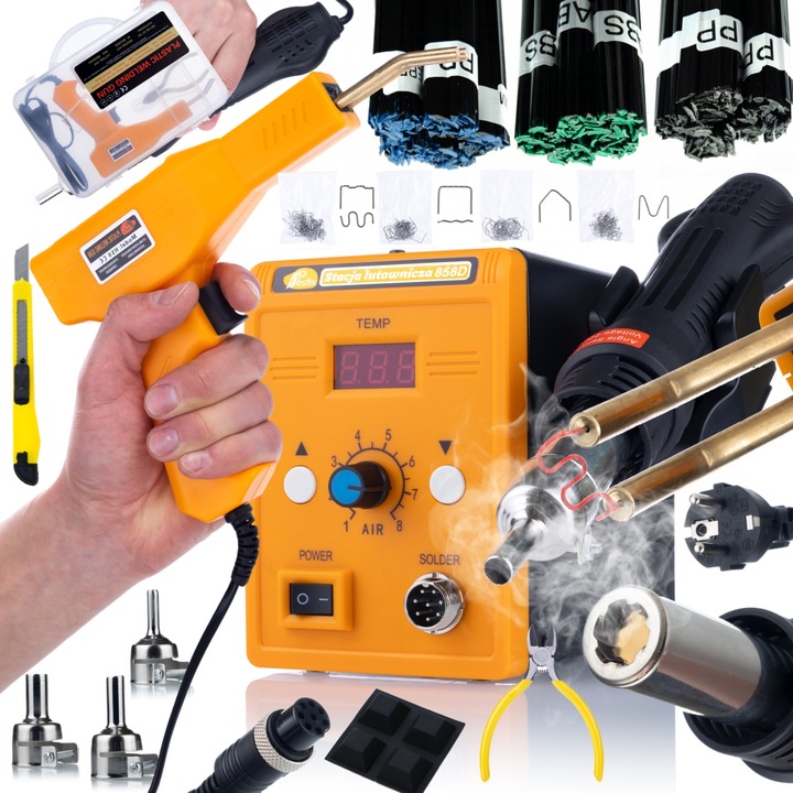 SPAWARKA ZSZYWACZ DO PLASTIKU 858D SPOIWO DO SPAWANIA PLASTIKU ABS PP