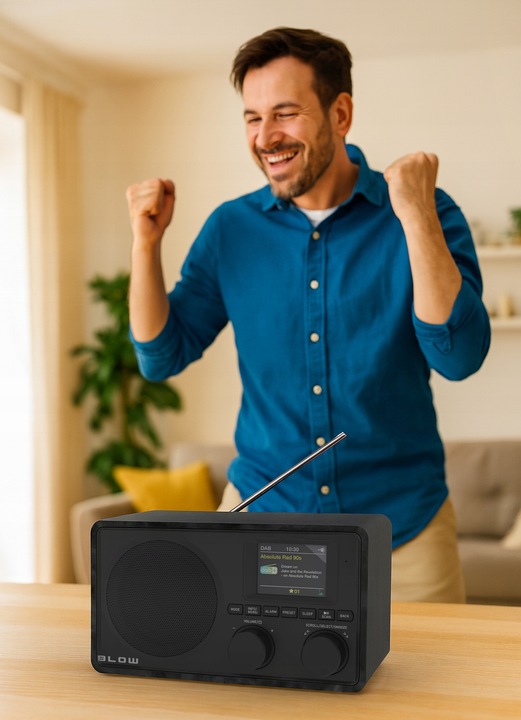 RADIO CYFROWE KUCHENNE RETRO BLUETOOTH LCD DAB+ FM AUX USB TFT 2,4