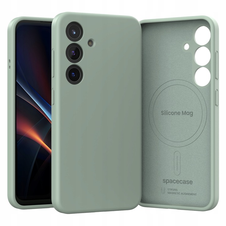 ETUI MAGNETYCZNE DO GALAXY S25 SPACECASE SILICONE MAG CASE DO MAGSAFE