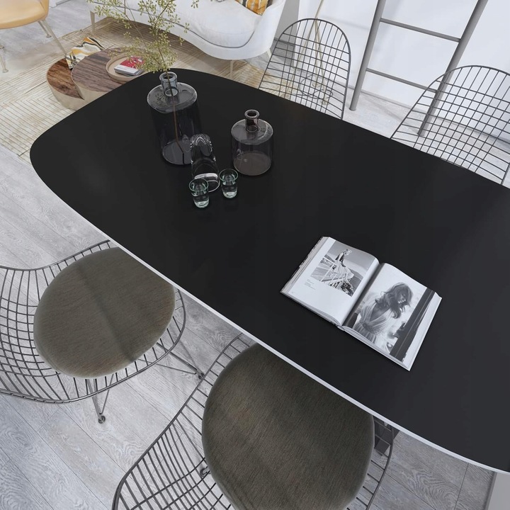 SAMOPRZYLEPNA MEBLOWA OKLEINA NA MEBLE CZARNA MATOWA 60cm x 10m