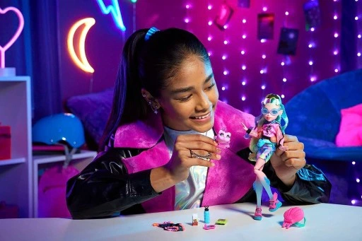 LALKA MONSTER HIGH LAGOONA BLUE + akcesoria HHK55