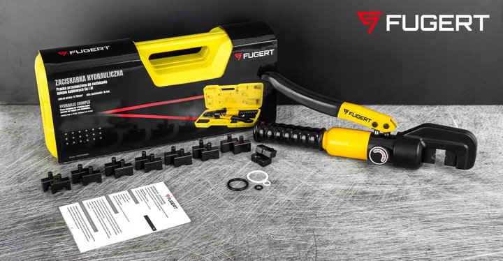 ZACISKARKA DO TULEJEK PRASKA DO KABLI SZEŚCIOKĄTNA HYDRAULICZNA +