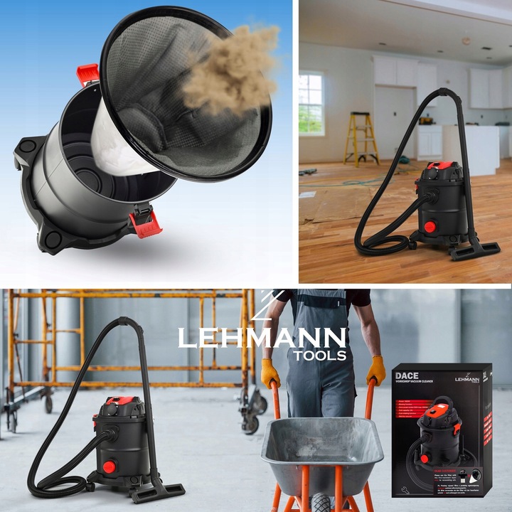 ODKURZACZ PRZEMYSŁOWY POPIOŁU SUCHO MOKRO GNIAZDO 99w1 TURBOSZCZOTKA