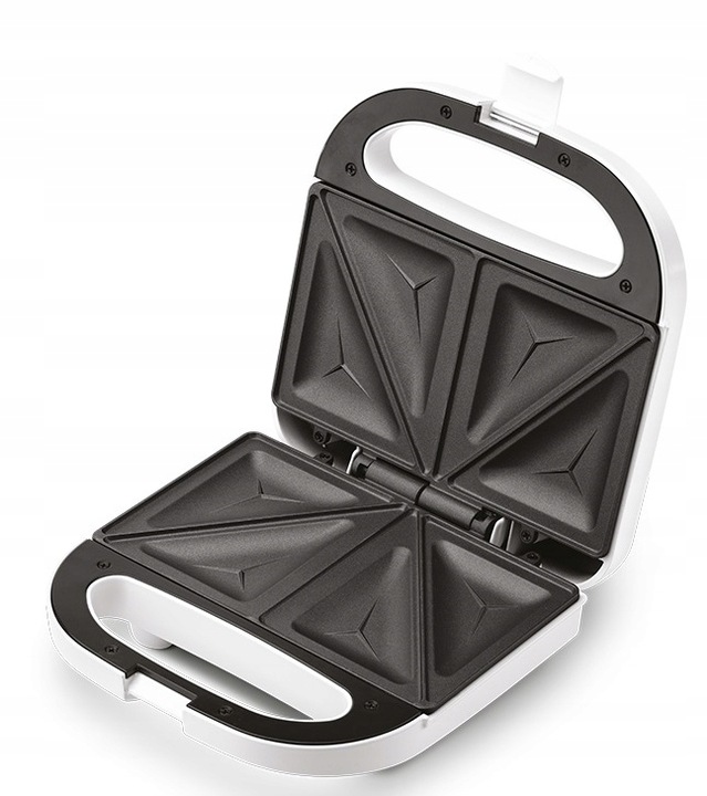 ZELMER TOSTER OPIEKACZ do kanapek ZSM7700 750W 2 tosty BIAŁY TRÓJKĄTY