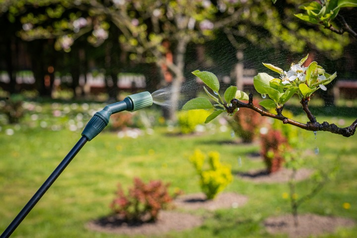 OPRYSKIWACZ CIŚNIENIOWY RĘCZNY DUŻY POJEMNOŚĆ 8L REGULACJA LANCA 98CM