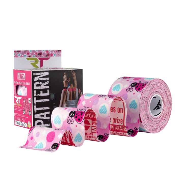 TAŚMA Tejp Kinesiology REA TAPE Pattern [Biedronki]