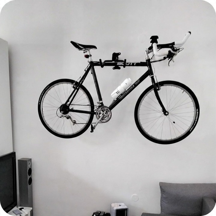 WIESZAK NA ROWER ŚCIENNY DO 25 KG UCHWYT ROWEROWY HAK NA ROWERY DO ROWERU