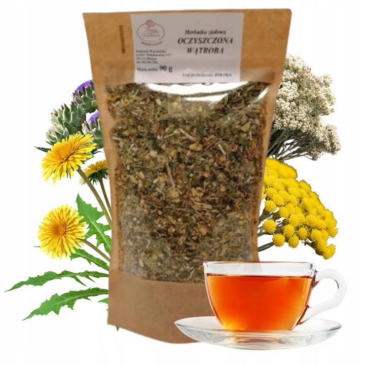 OCZYSZCZONA WĄTROBA METABOLIZM STŁUSZCZENIE 90G