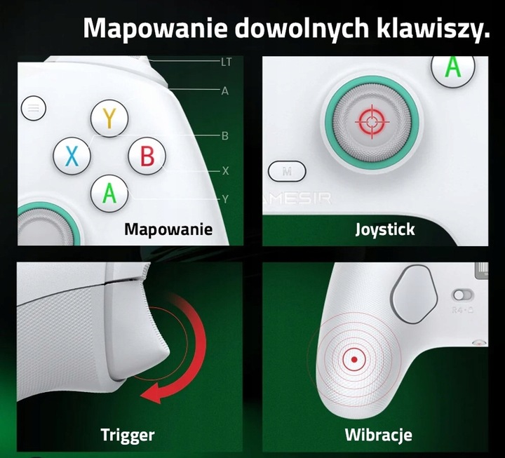 Pad Kontroler Przewodowy GameSir G7 SE do PC Xbox Series One Win 11Gamepad