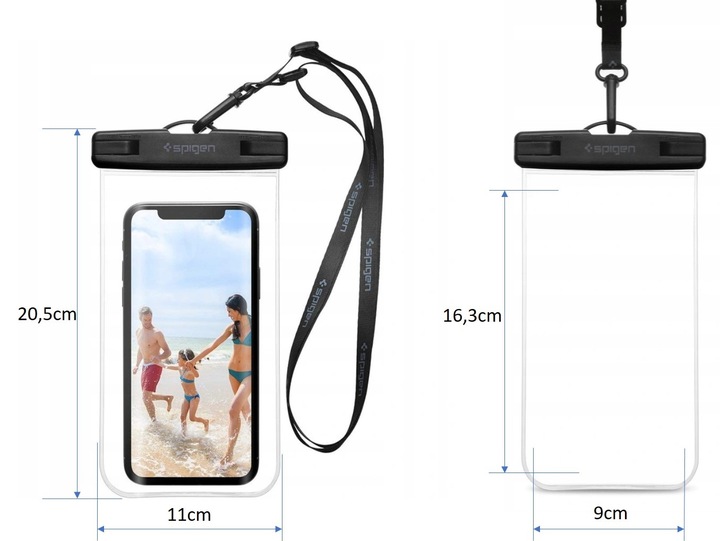 SPIGEN WODOODPORNE ETUI na iPhone 8 SE XS XR 11 12 13 14 15 / mini Pro Max