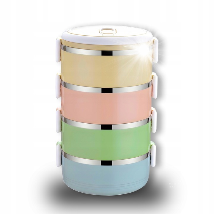 POJEMNIK TERMICZNY NA ŻYWNOŚĆ ZUPĘ OBIADOWY TERMOS STAL NIERDZEWNA 2,8L