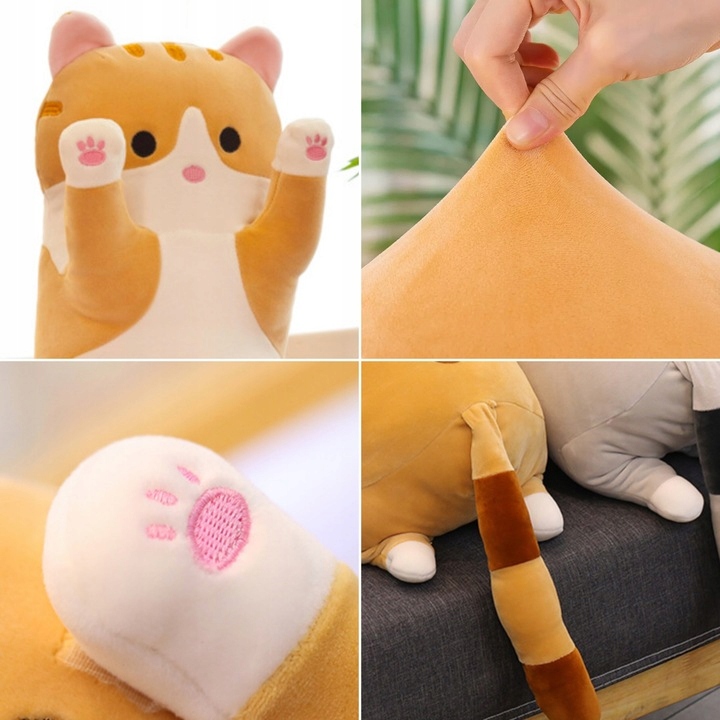 Pluszak Maskotka Dlugi Kot Pluszaki Duzy Xxl 90cm - Idealny Prezent