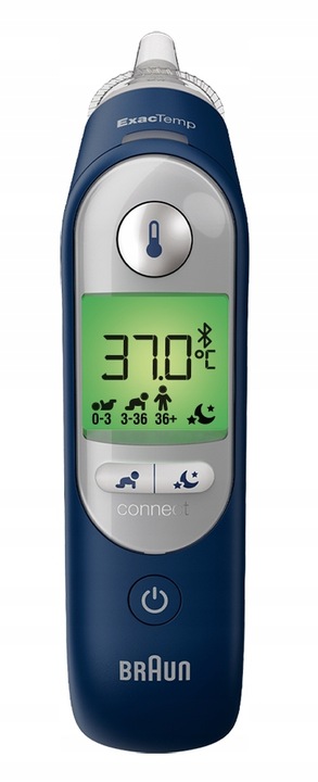 TERMOMETR DOUSZNY DOKŁADNY BRAUN THERMOSCAN 7+ CONNECT IRT6575 BLUETOOTH